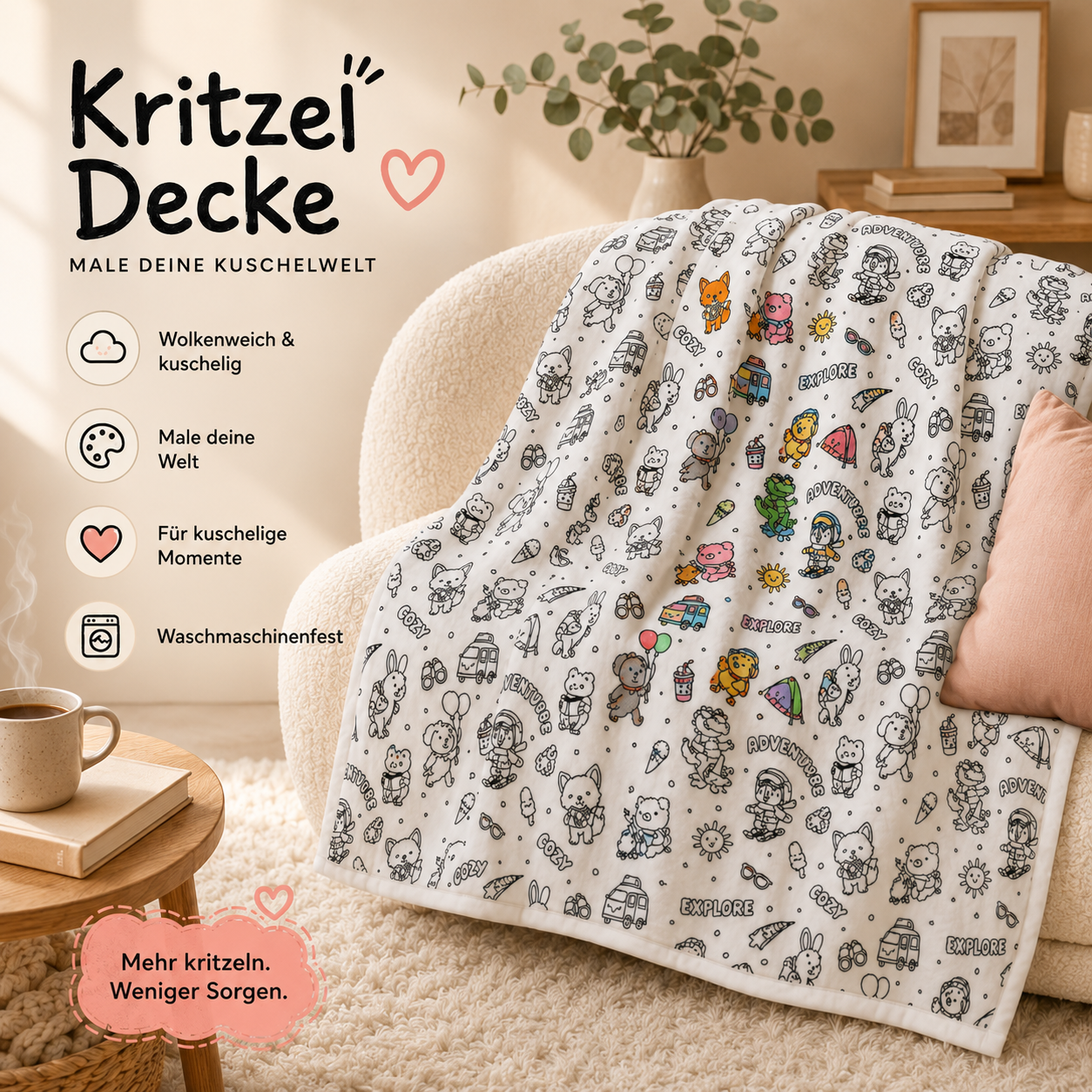 Kritzeldecke